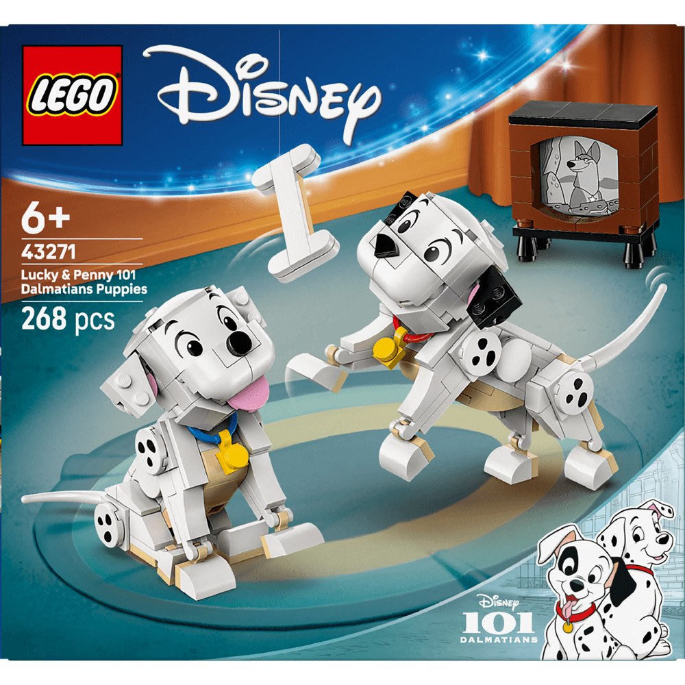 LEGO® ǀ Disney Lucky & Penny 101 Dalmatians Puppies Building Toy 43271